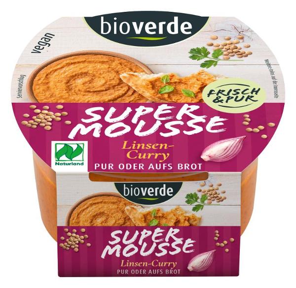 Produktfoto zu Super Mousse Linsen-Curry von bio-verde