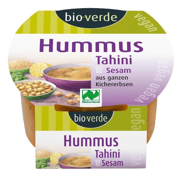 Produktfoto zu Hummus Tahini von bio-verde