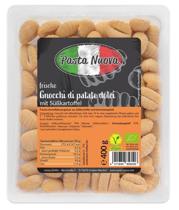 Produktfoto zu Gnocchi mit Süßkartoffeln von Pasta Nuova