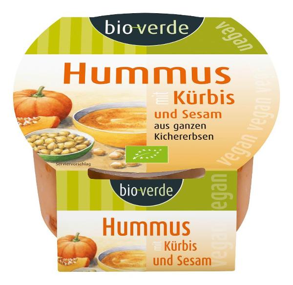 Produktfoto zu Hummus Kürbis-Sesam von bio-verde