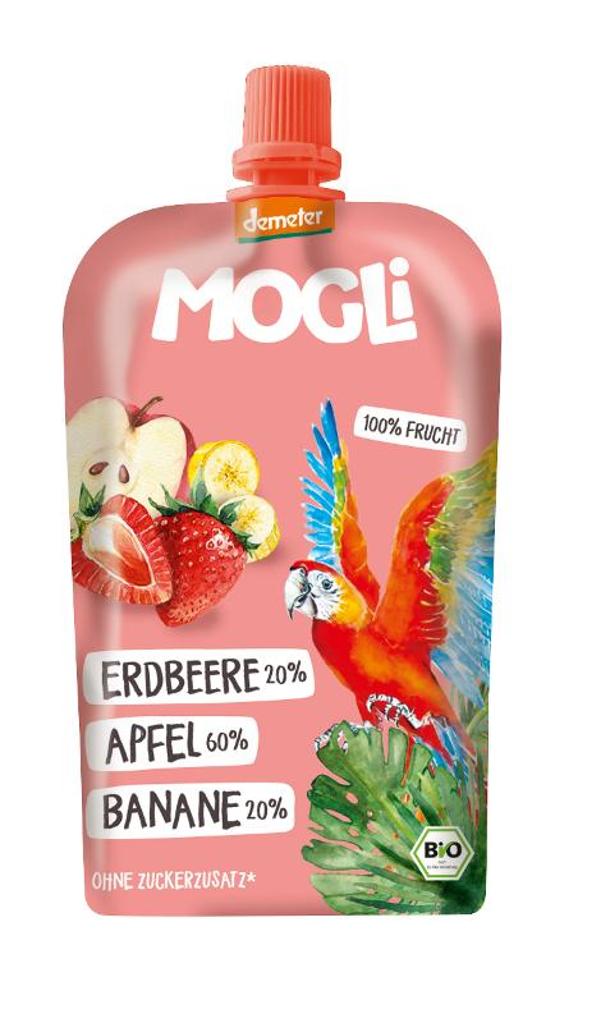 Produktfoto zu Quetschie Erdbeere-Apfel-Banane von Mogli