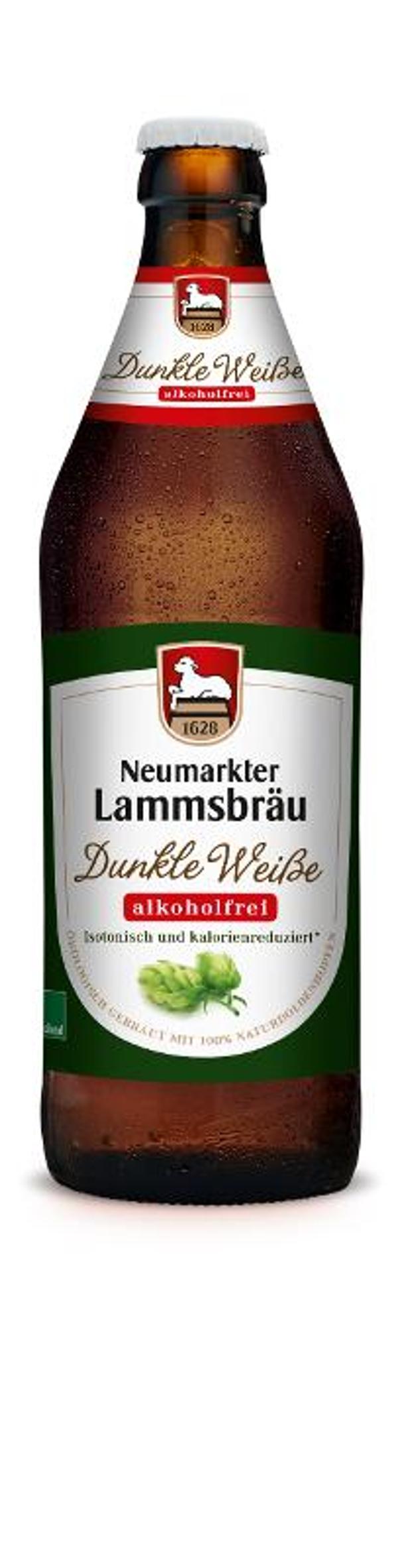 Produktfoto zu 10er Kasten Lammsbräu Dunkle Weisse, alkoholfrei