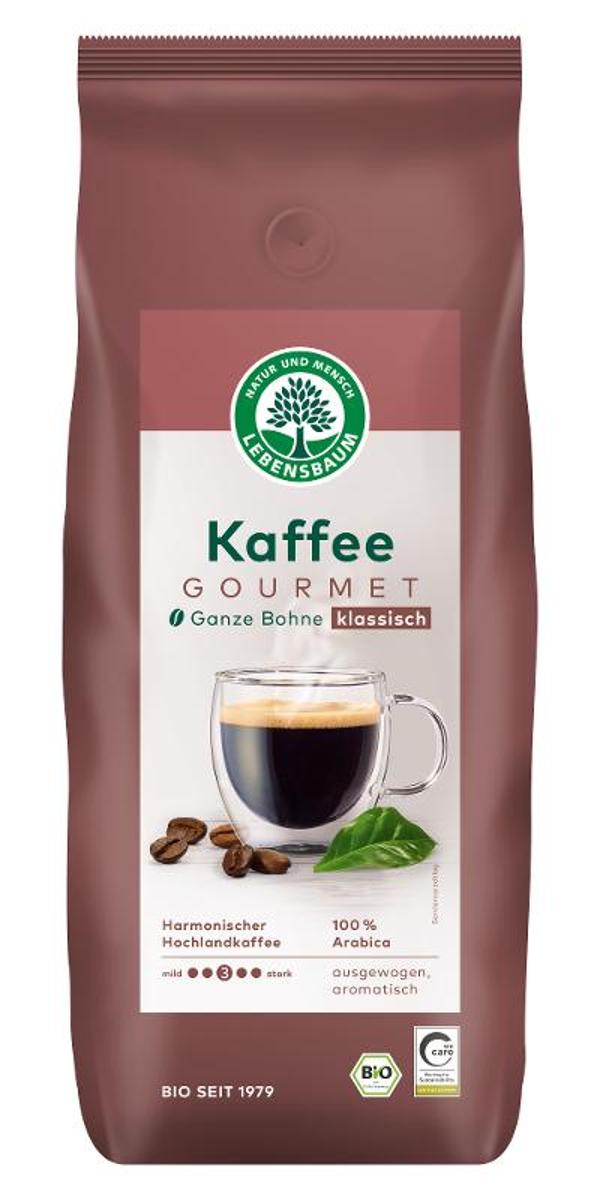Produktfoto zu Gourmet Kaffee klassisch ganze Bohne von Lebensbaum