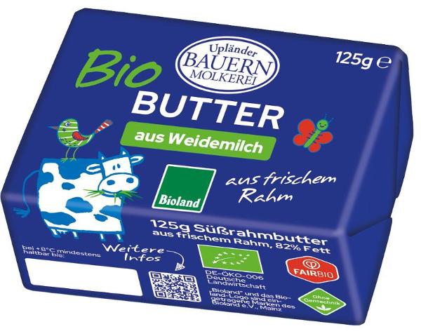 Produktfoto zu Butter, Süßrahm 125g von Upländer