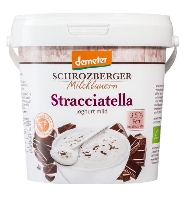 Produktfoto zu Joghurt mild Stracciatella 1 kg  3,5% von Schrozberger