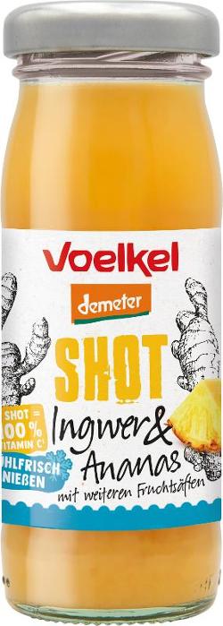Shot Ingwer & Ananas von Voelkel
