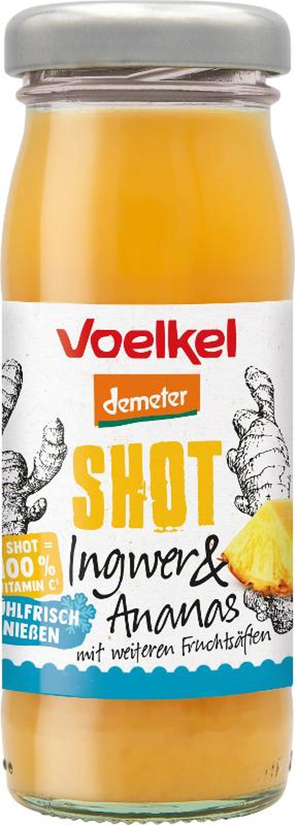 Produktfoto zu Shot Ingwer & Ananas von Voelkel