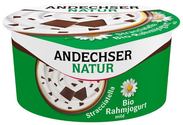 Produktfoto zu Rahmjohgurt Stracciatella, 10 % von Andechser