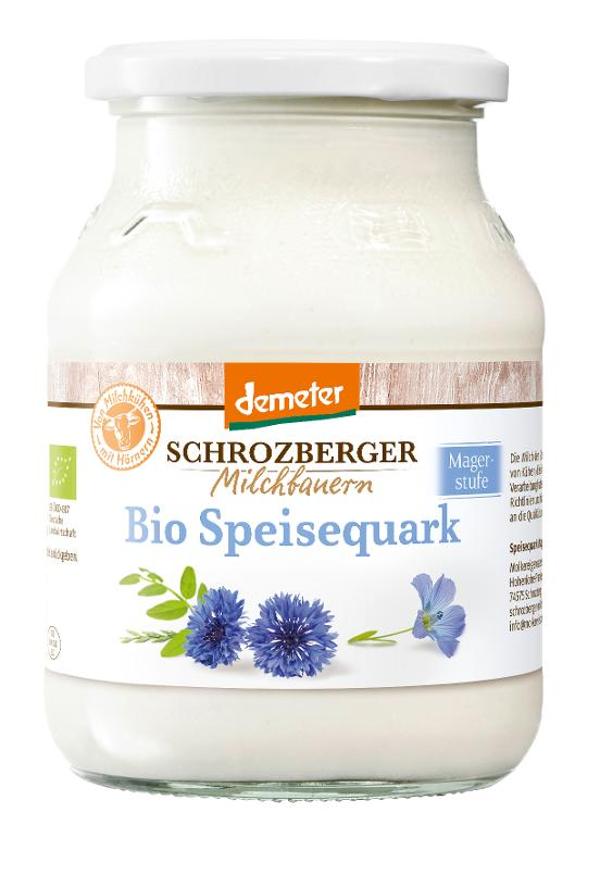 Produktfoto zu Speisequark mager - im Glas von Schrozberger