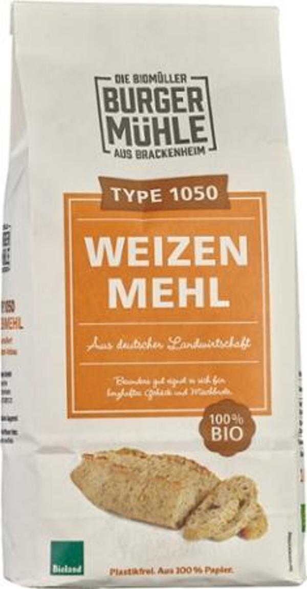 Produktfoto zu Weizenmehl 1050 von Burgermühle