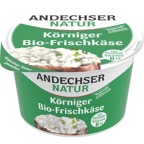Produktfoto zu Körniger Frischkäse 20% Fett von Andechser