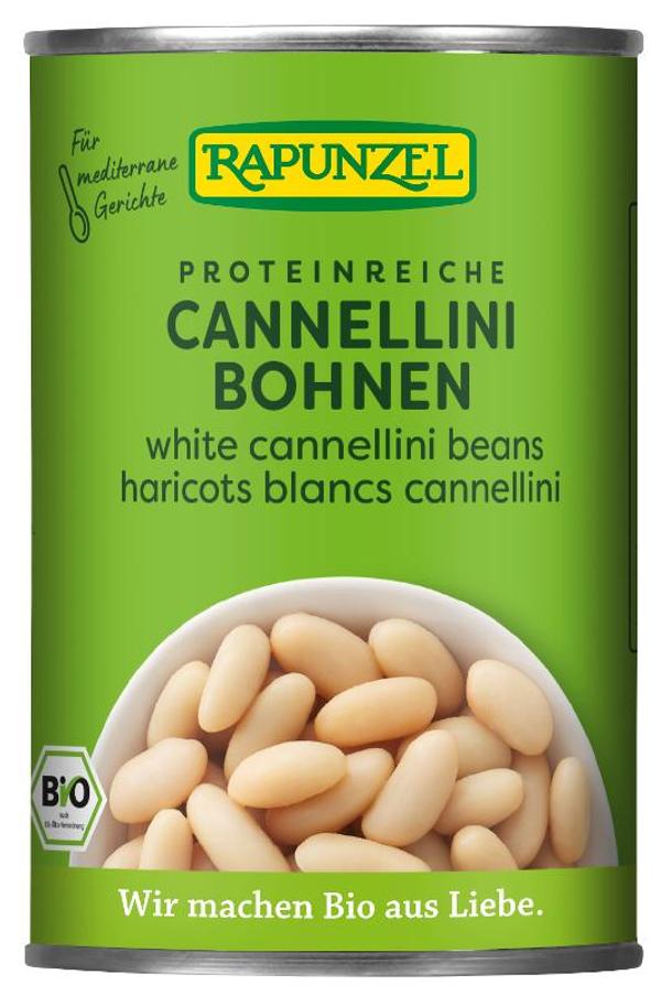 Produktfoto zu Weiße Cannellini Bohnen in der Dose von Rapunzel