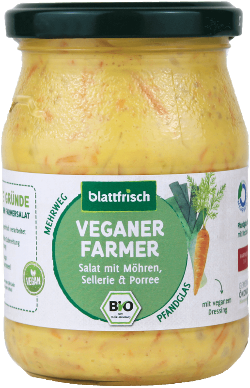 Veganer Farmersalat -  im Glas von Blattfrisch