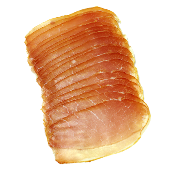 Produktfoto zu Geräucherter Lachsschinken, geschnitten, ca. 100g