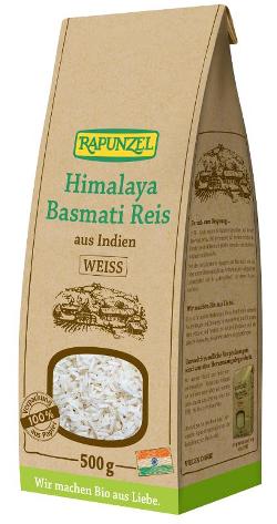 Himalaya Basmati Reis, weiß von Rapunzel
