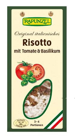 Risotto mit Tomaten und Basilikum von Rapunzel
