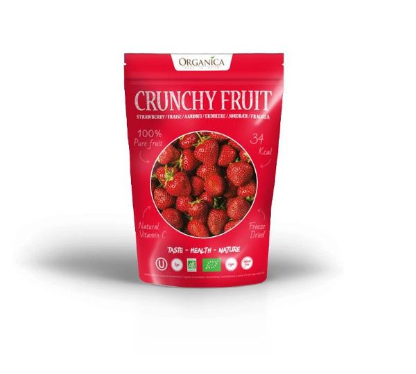 Produktfoto zu Gefriergetrocknete Erdbeeren von Organica