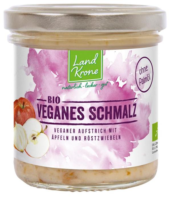 Produktfoto zu Veganes Schmalz mit Äpfeln und Röstzwiebeln von Landkrone