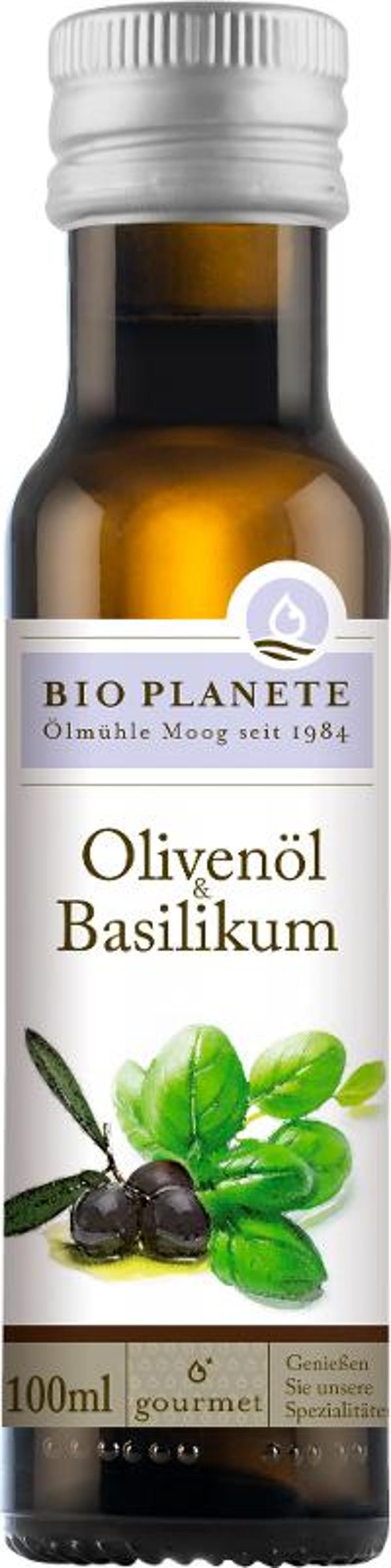 Produktfoto zu Olivenöl mit Basilikum von Bio Planete
