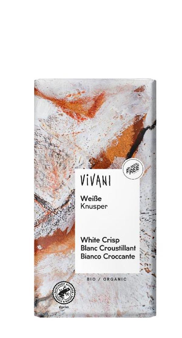Produktfoto zu Schokolade Weisse Knusper von Vivani