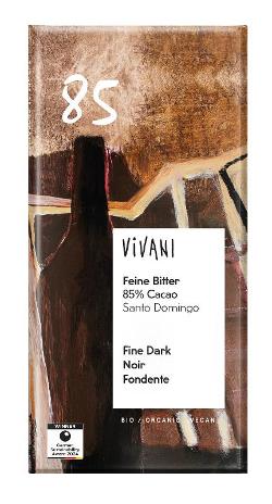 Feine Bitter Schokolade 85% von Vivani
