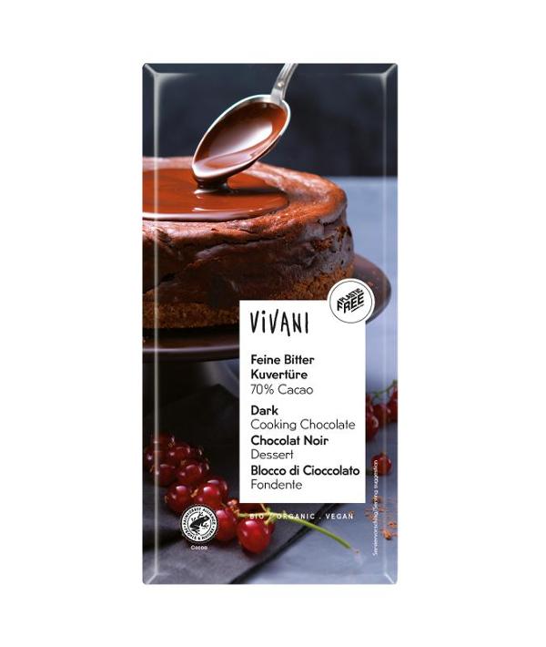Produktfoto zu Feine Bitter Kuvertüre von Vivani