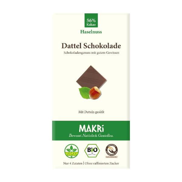 Produktfoto zu Dattel Schokolade Haselnuss von Makri