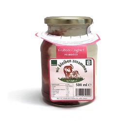 Joghurt Erdbeere 500g, regional, Mehrweg