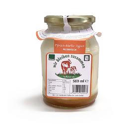 Joghurt Pfirsich-Marille 500g, regional, Mehrweg