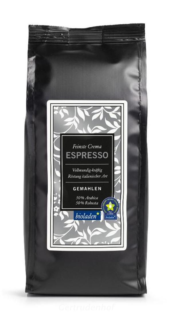 Produktfoto zu Espresso gemahlen 250 g (WBI)