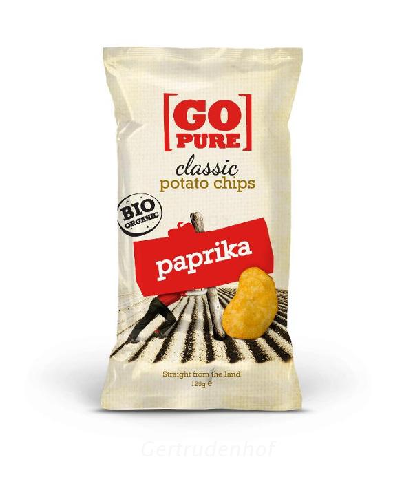 Produktfoto zu Paprika Chips 125g Go Pure YEL