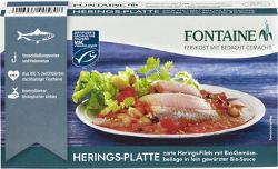 Fisch: Heringsplatte mit Gemüs