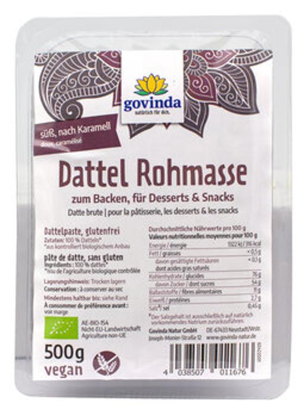 Produktfoto zu Dattel Rohmasse 500 g (GOV)