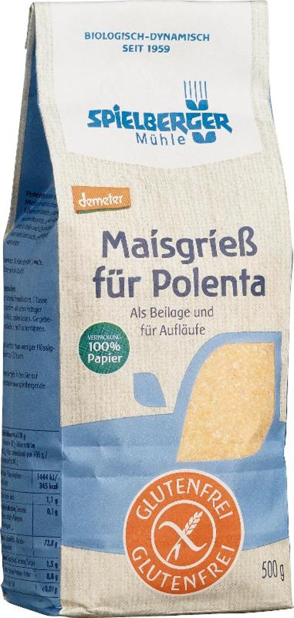 Produktfoto zu Maisgrieß Polenta gf 500 g SPI