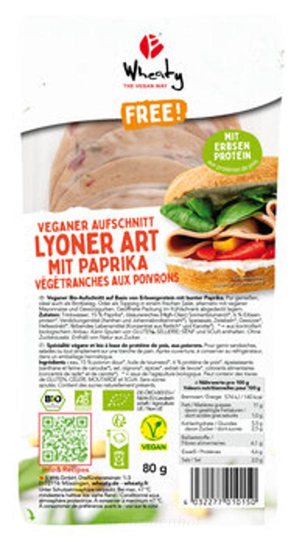 Produktfoto zu Wheaty Lyoner Art mit Paprika