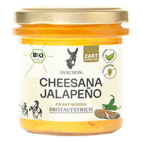 BA Brotaufstrich Cheesana Jalapeño, 135 g, SANCHON, bio