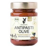 BA Brotaufstrich Antipasti Olive, 190 g, SANCHON, bio