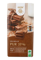 Vollmilch pur 37%