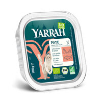Yarrah Bio Katze Schale Pastete getreidefrei Lachs