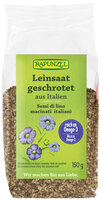 Leinsaat geschrotet