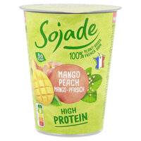 Bio Soja-Alternative zu Joghurt Mango-Pfirsich
