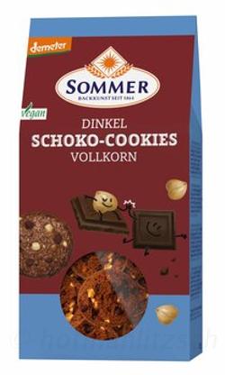 Dinkel Schoko Cookies, Vollkorn