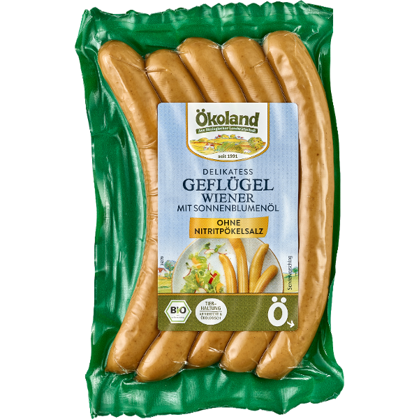 Produktfoto zu Delikatess Geflügel-Wiener (5x40g)