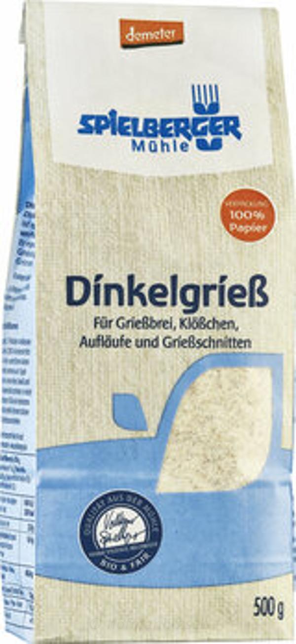 Produktfoto zu Dinkelgrieß aus Deutschland