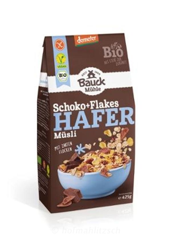 Produktfoto zu Hafermüsli Schoko + Flakes glutenfrei