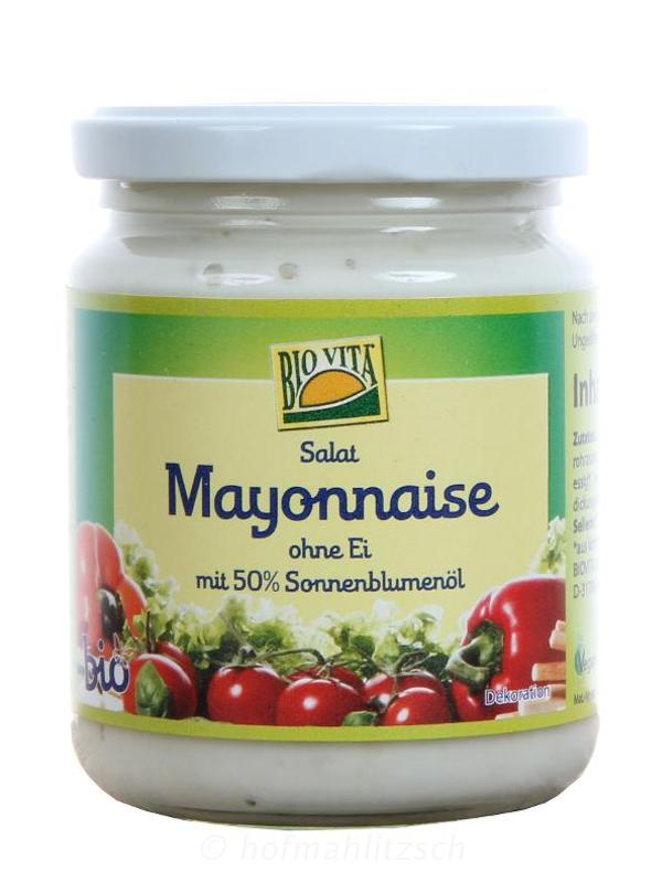 Produktfoto zu Mayo ohne Ei (250g Glas)