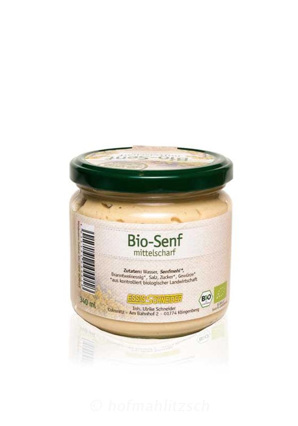 Produktfoto zu Bio Senf mittelscharf