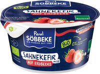 Bio Sahnekefir mild auf Erdbeere