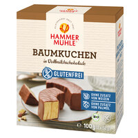Bio Baumkuchen in Vollmilchschokolade gf