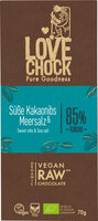 Lovechock Tafel Süße Kakaonibs & Meersalz 85 %